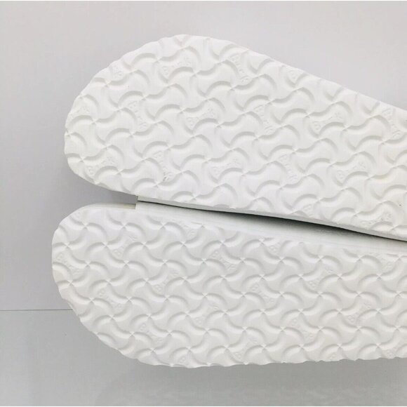 Birkenstock Arizona Exquisite- White Leather- Mens Sandals Slide EU 42 US 9- 9.5 - Picture 9 of 12